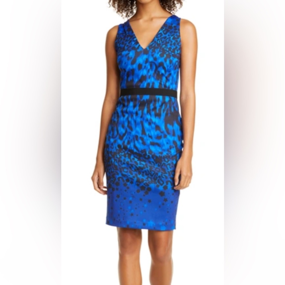 Ted Baker Dress in Blue, Slimming fit, NWT, Ted size 4 which fits like a 10-12